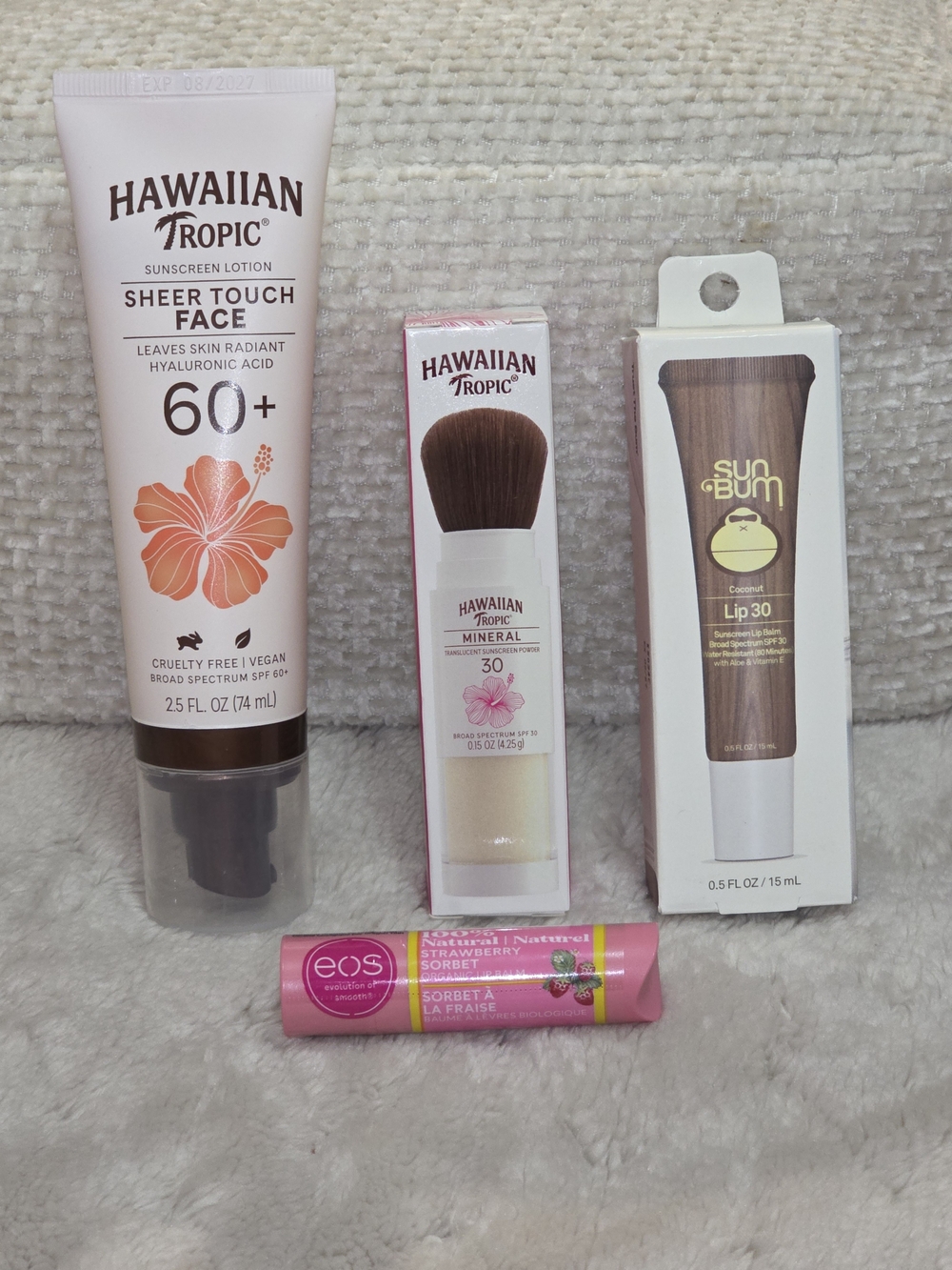 Summer Bundle: Sunscreen Makeup - Face Sunscreen - SPF Lip Balm